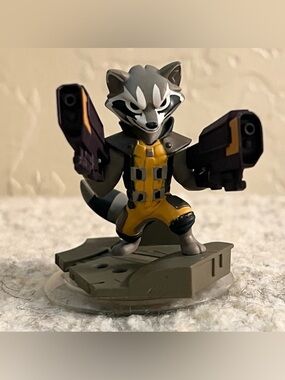 DISNEY INFINITY 2.0 Rocket Raccoon Figure- Marvel Collectible